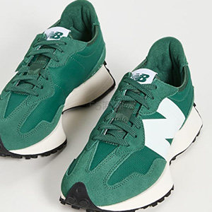 New Balance 新百伦327男款绿色跑鞋 4.5折 $45（约299元）