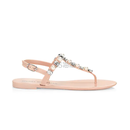 Stuart Weitzman 珍珠果冻凉鞋 多色可选 3.1折 $60.45（约401元）