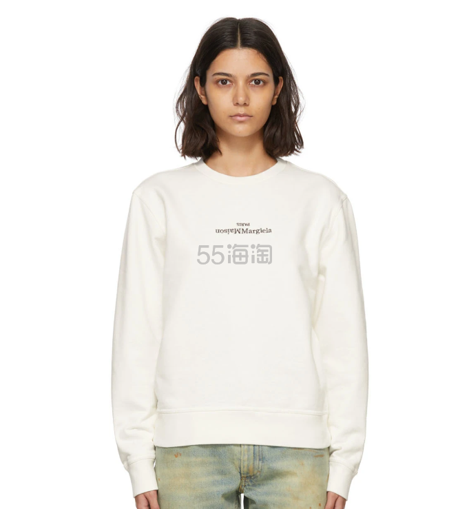 Masion Margiela 反转字母卫衣 黑白两色 3折 $248（约1645元）