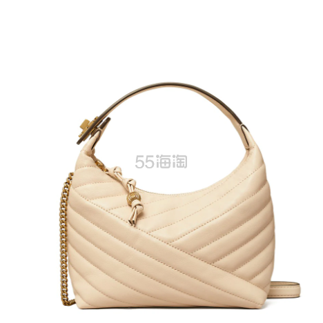 Tory Burch Kira Chevron 月牙包 7折 $299.6（约2004元）