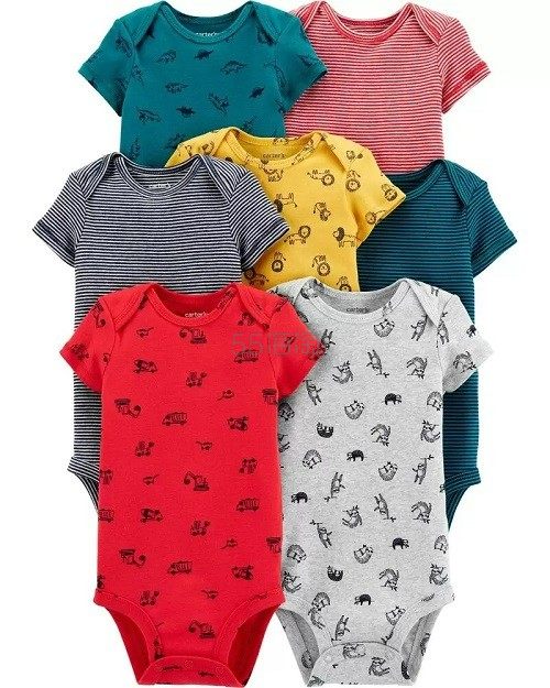 Carters:婴童短袖包屁服 7件套