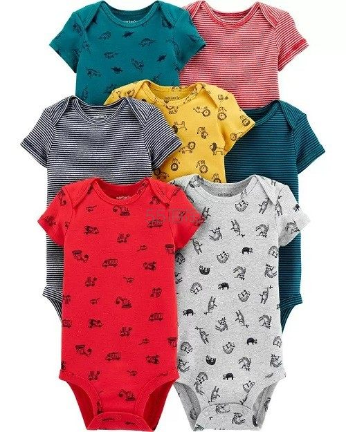 Carters:婴童短袖包屁服 7件套