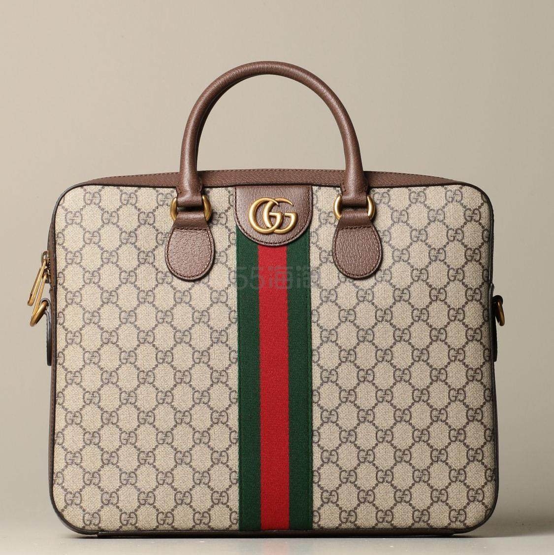 【官网$2220】GUCCI 古琦 Ophidia GG 公文包 5.3折 $1049（约7000元）