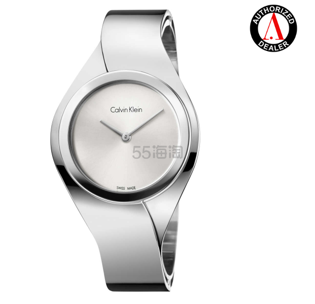 CALVIN KLEIN Senses 极简女表 1.6折 $49.99（约332元）