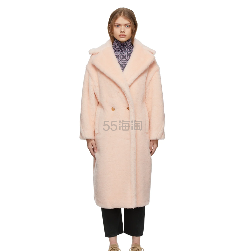 史低价！Max Mara 樱花粉泰迪大衣 码全！ 5.2折 $1971（约13106元）