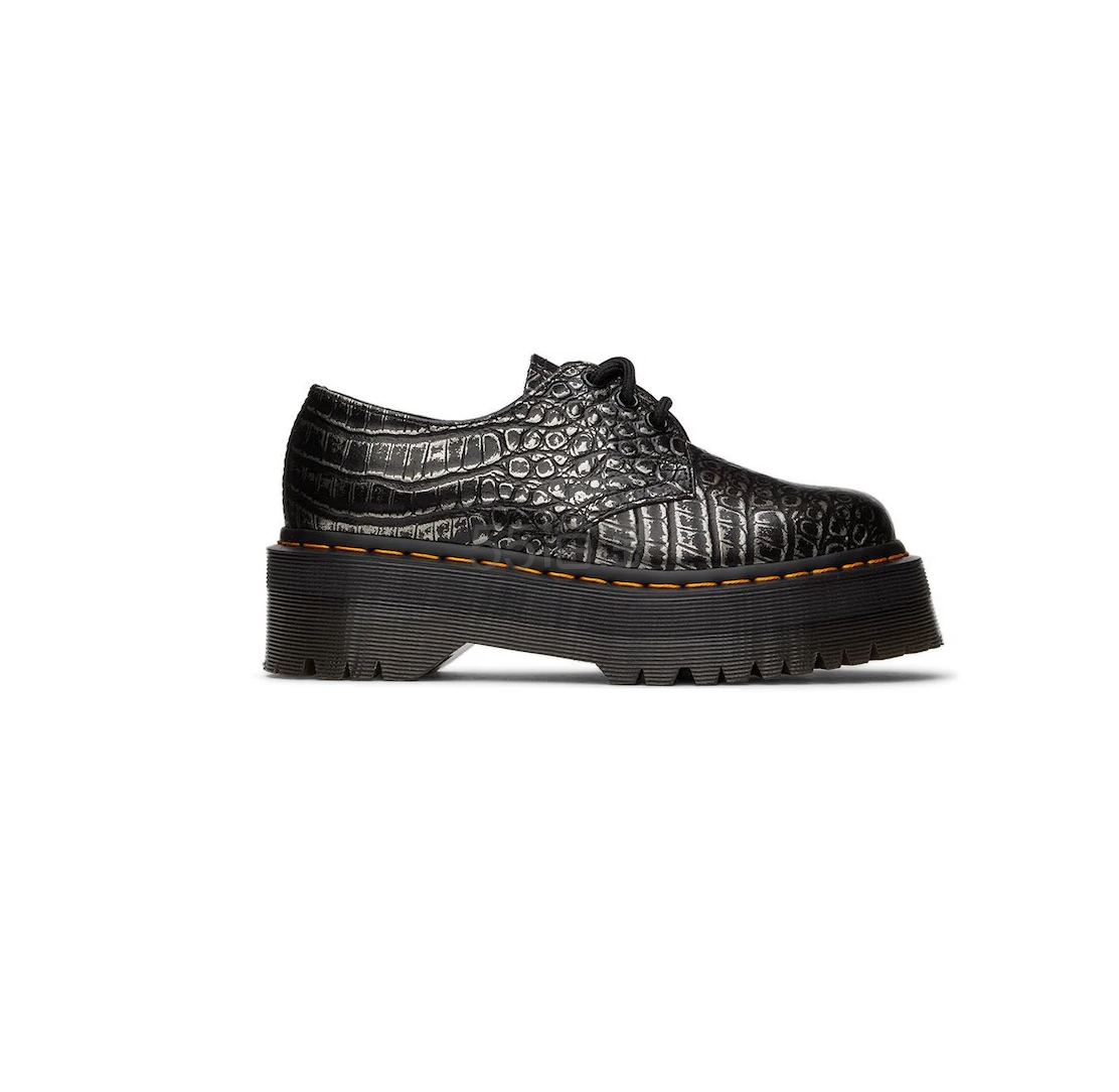 DR. MARTENS 1461 Croc Emboss 厚底3孔女款马丁靴 5折 $75（约507元）