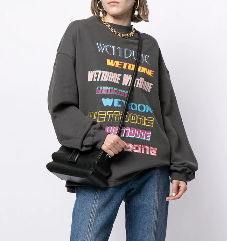 We11done 弹幕 logo 卫衣 ￥1560