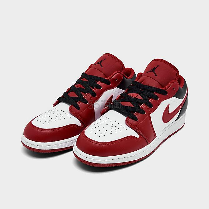 随时断货！AIR JORDAN 1 LOW CASUAL SHOES 低帮大童款 $90（约612元）